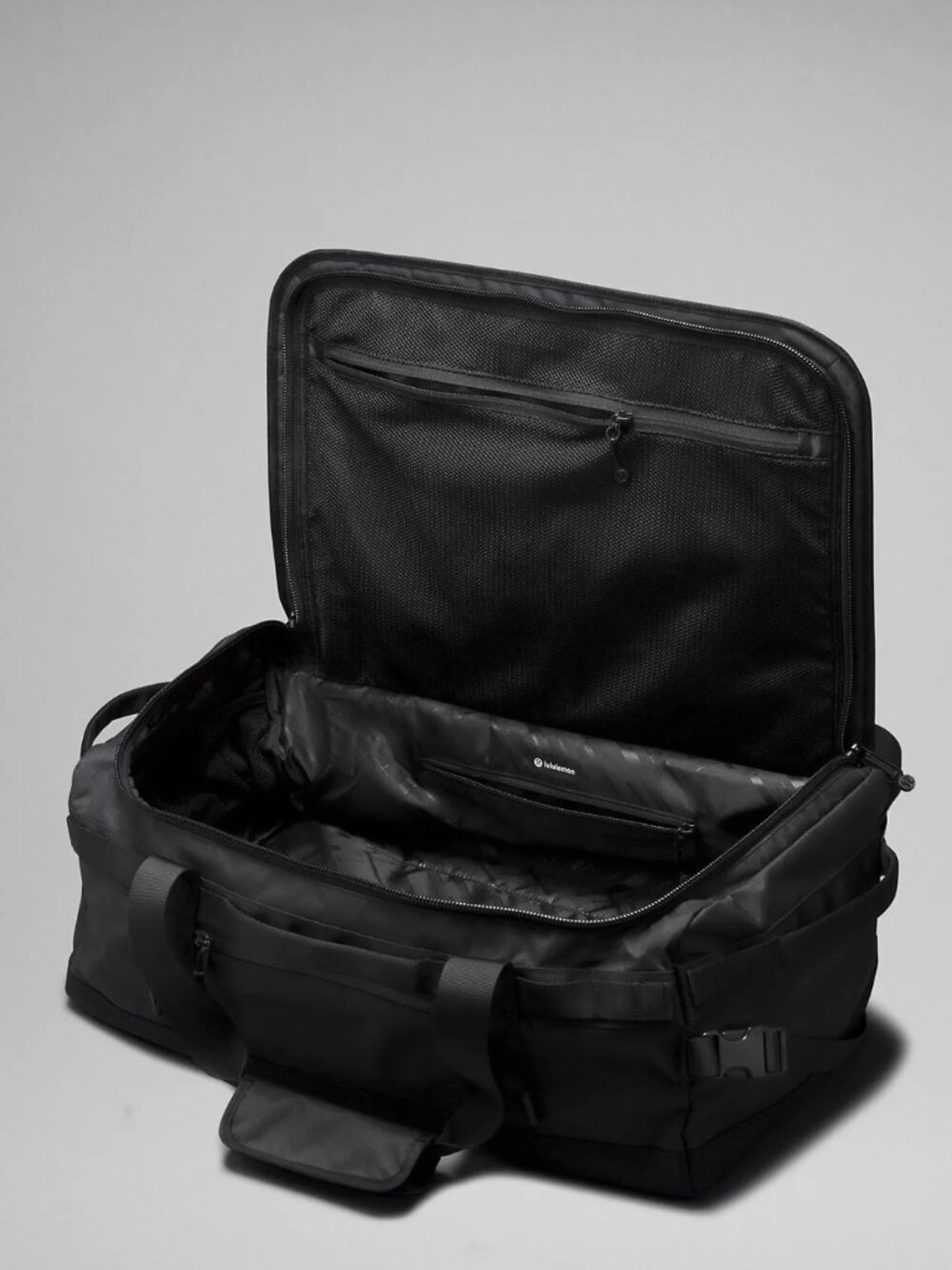 NWT lululemon 2-in-1 Travel Duffle Backpack 45L Black Travel Gym Bag - Picture 5 of 13
